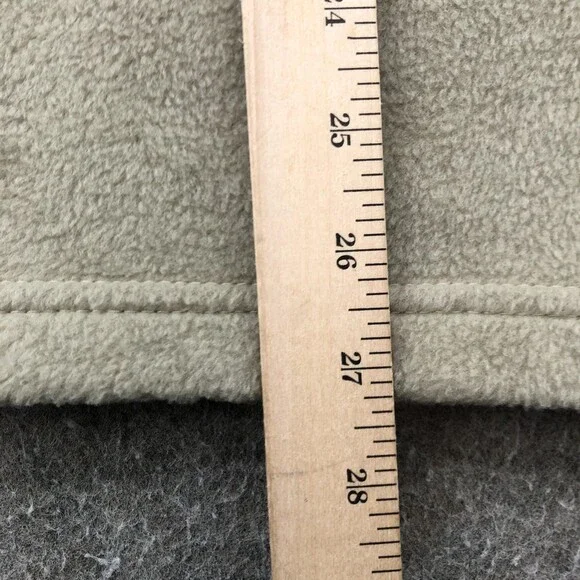 Columbia Vest Mens XL Beige Black Fleece Full Zip Sleeveless Outdoor Hiking - Picture 9 of 9